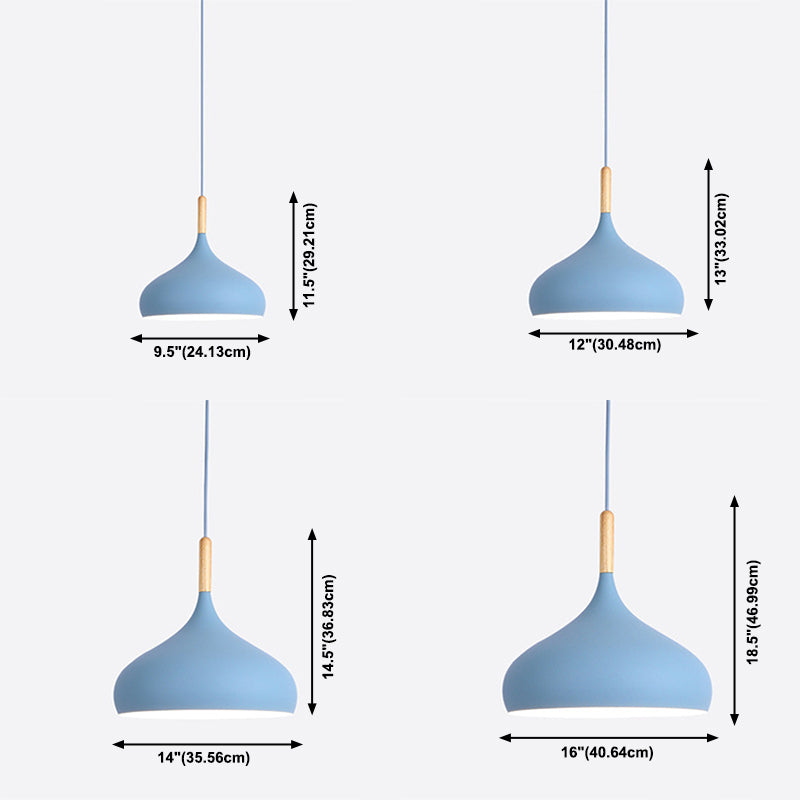 Macaron Macaron Chargon suspendu la lampe Pendnant Metal suspendu suspendu pour le restaurant