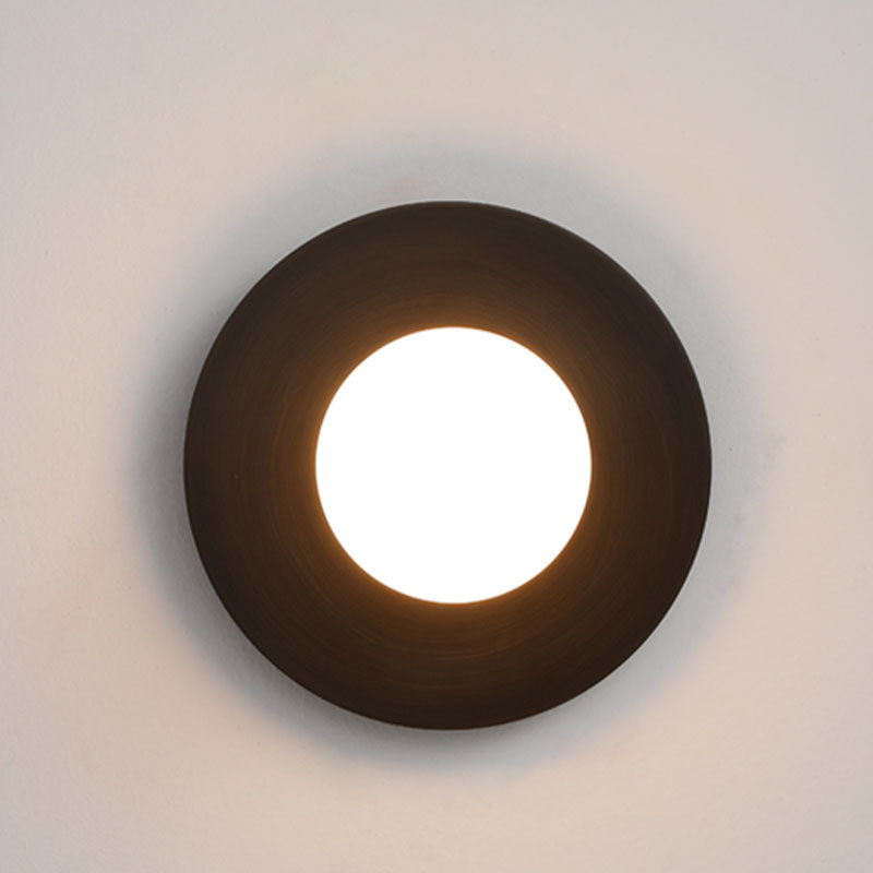 Modern Style House usada luces creativas de luz de pared con sombra de vidrio para dormitorio del hotel