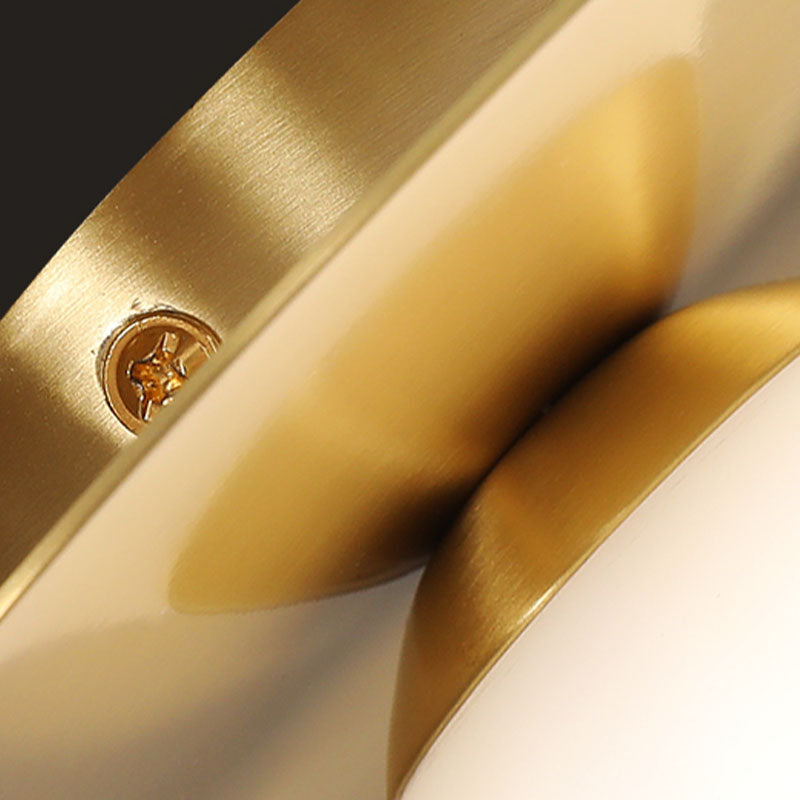 Modern Style House usada luces creativas de luz de pared con sombra de vidrio para dormitorio del hotel