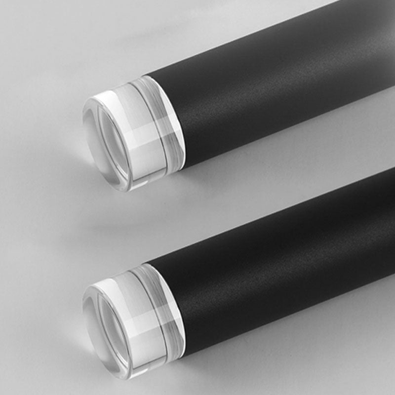 Lineare Anhängerleuchten moderne 1-Licht-LED-Aufhängung Anhänger Licht mit klarem Kristallschatten