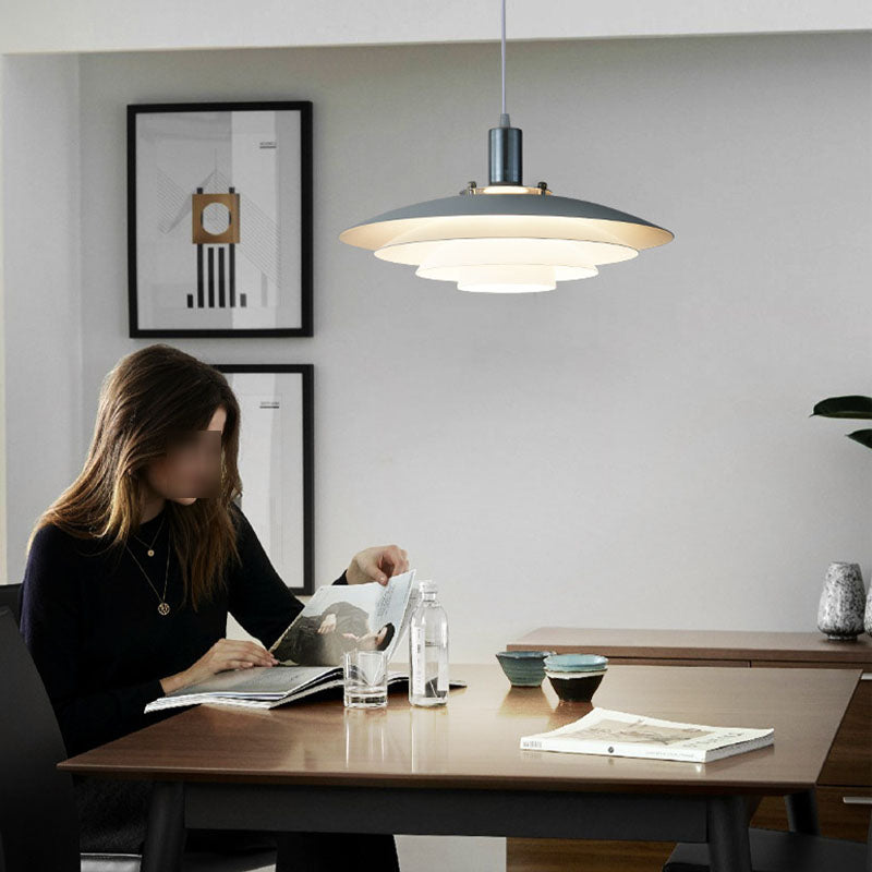 1 Kopfhänger Leichte moderne einfache Deckenheizlicht für Esszimmer