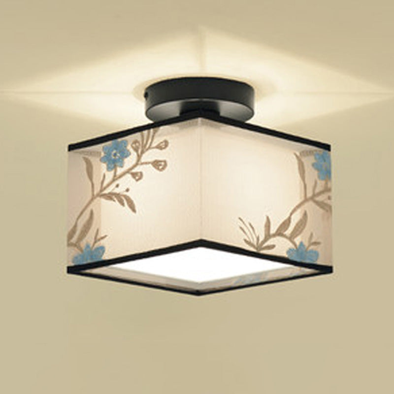 5 Motifs de l'enroulement en option Lampe de style Chinois Fixation de l'éclairage de montage pour la salle de séjour