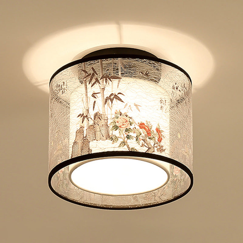 5 Motifs de l'enroulement en option Lampe de style Chinois Fixation de l'éclairage de montage pour la salle de séjour