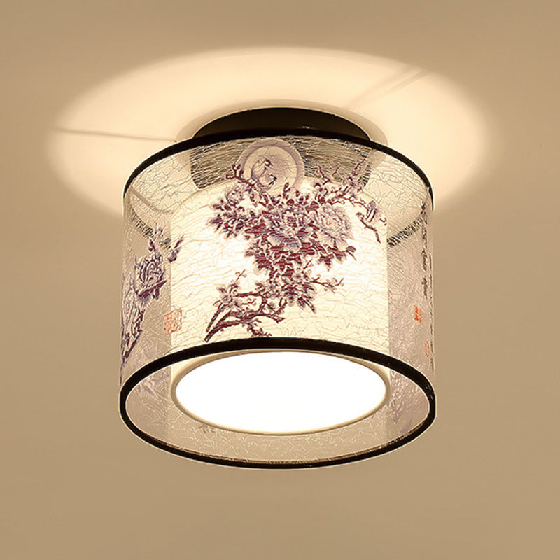 5 Motifs de l'enroulement en option Lampe de style Chinois Fixation de l'éclairage de montage pour la salle de séjour