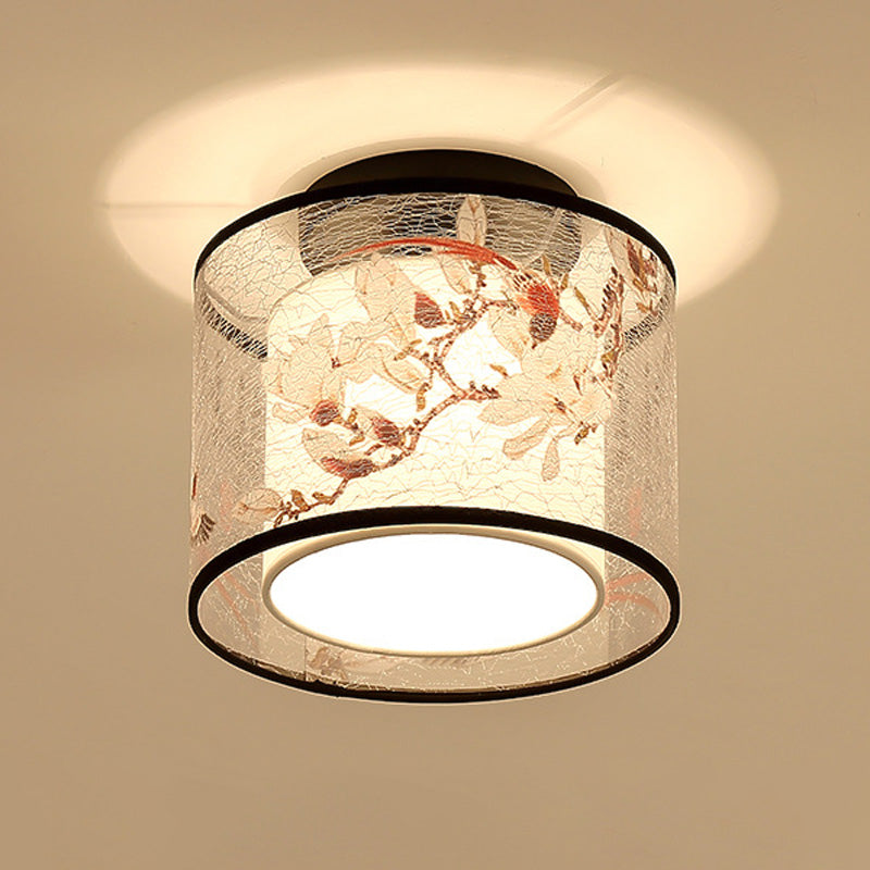 5 Motifs de l'enroulement en option Lampe de style Chinois Fixation de l'éclairage de montage pour la salle de séjour