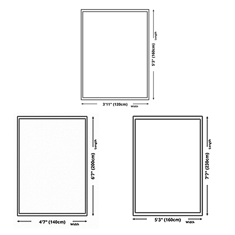 Modern Washable Carpet Novelty Deer Pattern Rug Polyester Stain Resistant Carpet for Home Decor