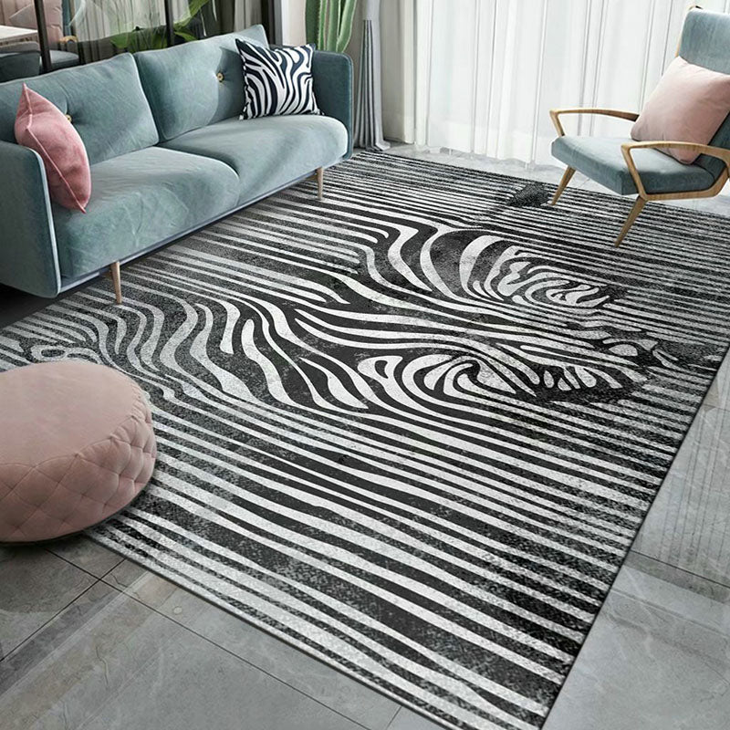 Creatief tapijt polyester abstract kunst tapijt niet-slip achterste binnenkleed tapijt voor woningdecoratie