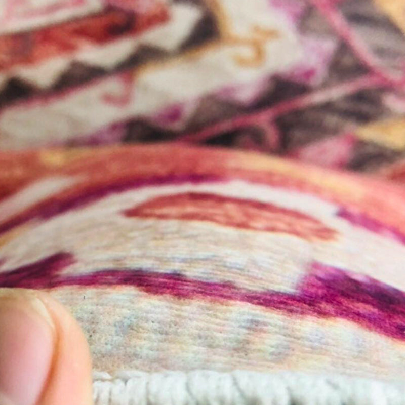 Modern Indoor Rug Leisure Abstract Print Polyster Carpet Non-Slip Area Rug for Living Room