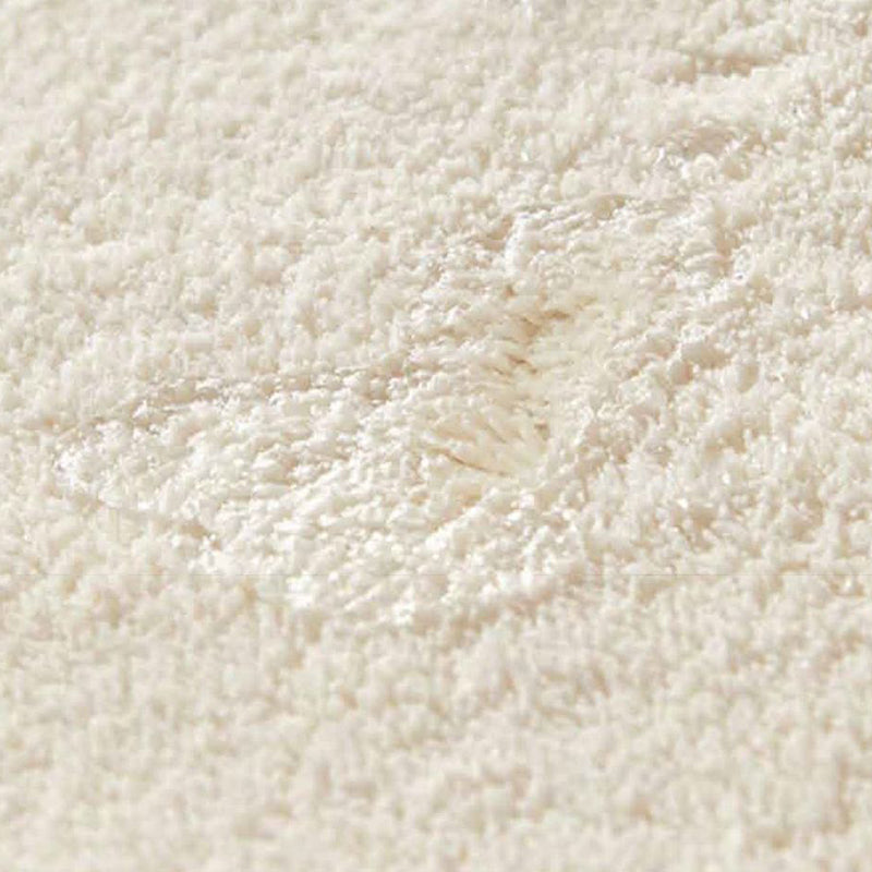 Light Grey Modern Rug Polyester Striped Area Rug Washable Rug for Living Room