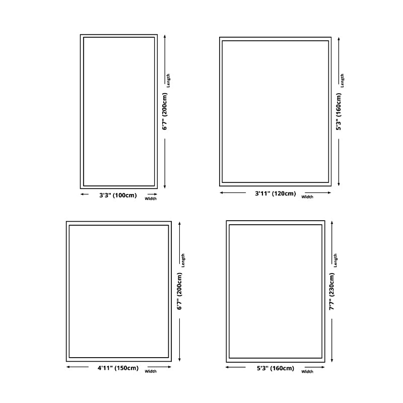 Green Modern Carpet Polyester Graphic Carpet Washable Carpet for Home Decoration