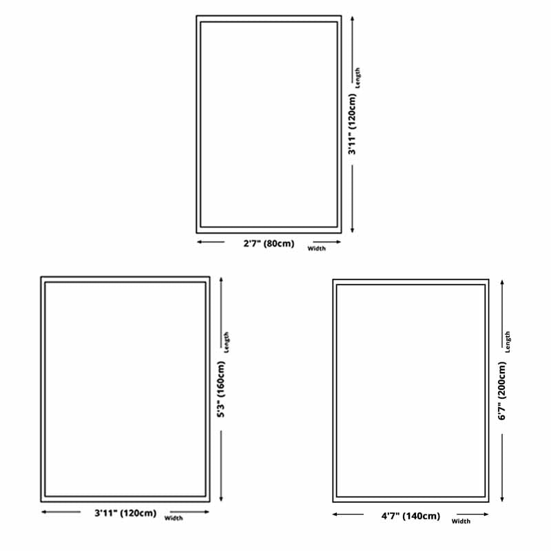 Yellow Simple Carpet Polyester Abstract Graphic Area Carpet Stain Resistant for Home Decor