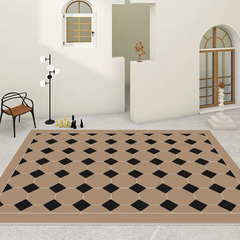Modern Harlequin Pattern Carpet Polyester Rug Stain Resistant Area Carpet for Home Decoration