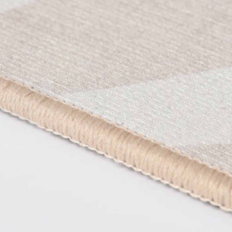 Artistic Indoor Carpet Contrast Panel Modern Rug Polyester Washable Carpet with Non-Slip Backing