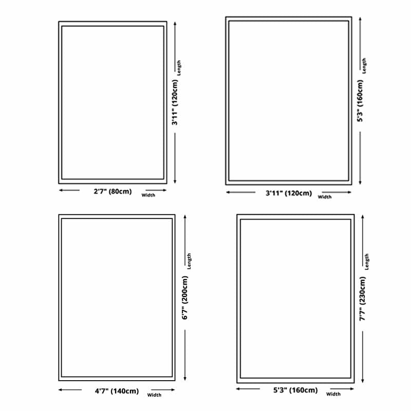 Red Modern Carpet Feather Pattern Polyester Area Rug Stain Resistant Rug for Living Room