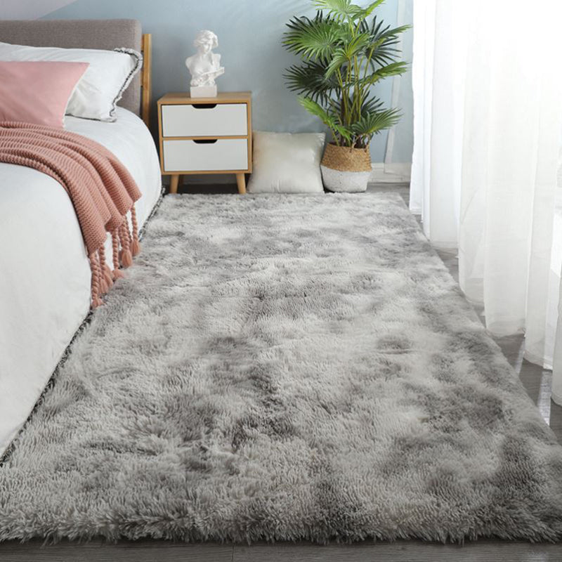 Comfort Tie-Dyed Pattern Carpet Polyester Area Rug Non-Slip Backing Indoor Carpet for Living Room