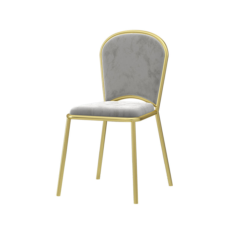 Modern Style White Rectangular Dining Set Kitchen Sintered Stone Dining Set with 4 Legs Table