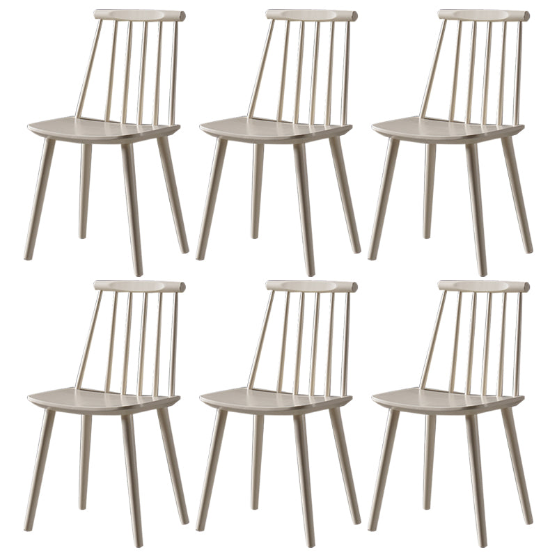 Contemporary Style Wooden Dining Room Chair Slat Back Side Chair for Kitchen