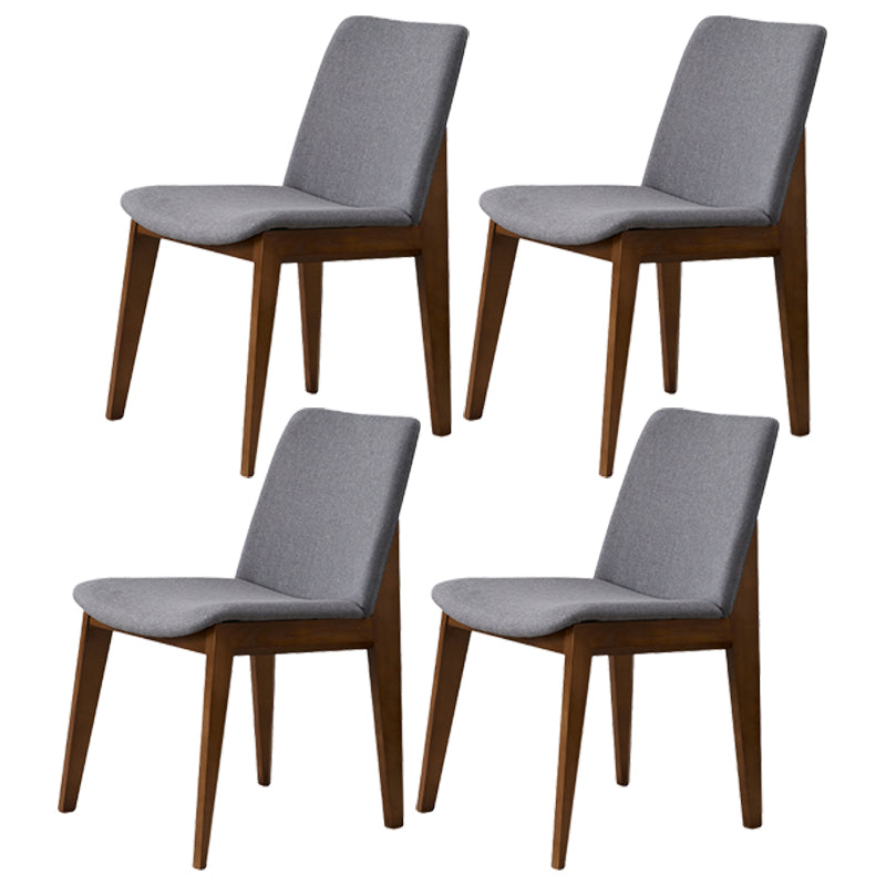 Wood Industrial Restaurant Dining Side Chair Parsons Matte Finish Dining Side Chair