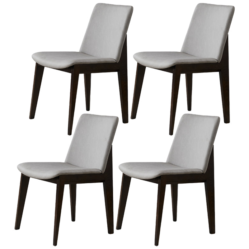 Wood Industrial Restaurant Dining Side Chair Parsons Matte Finish Dining Side Chair