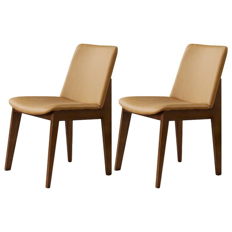Wood Industrial Restaurant Dining Side Chair Parsons Matte Finish Dining Side Chair