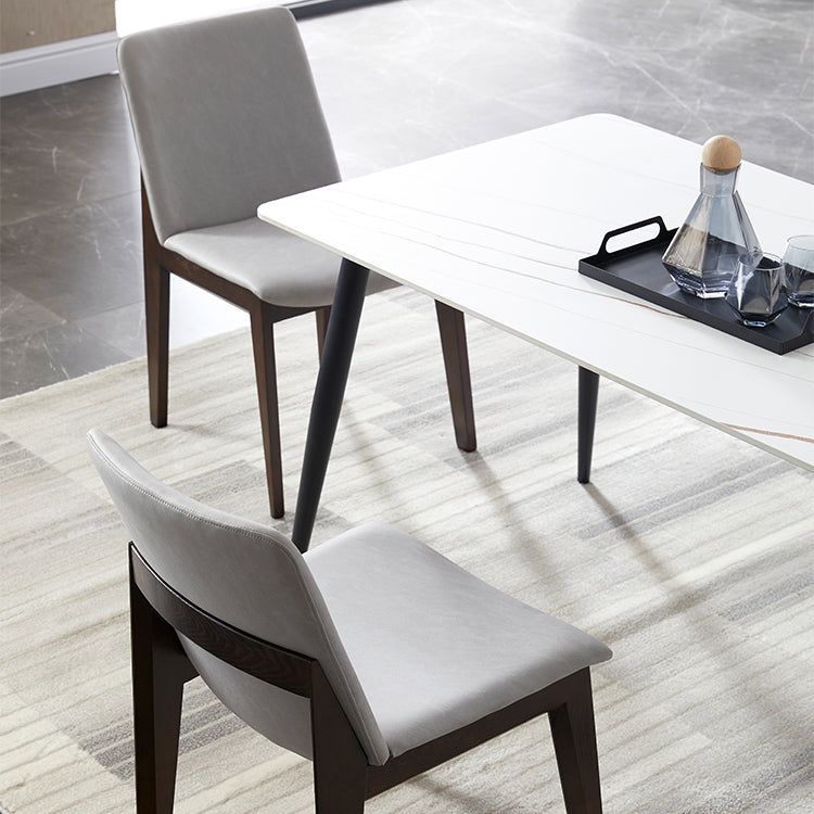 Wood Industrial Restaurant Dining Side Chair Parsons Matte Finish Dining Side Chair