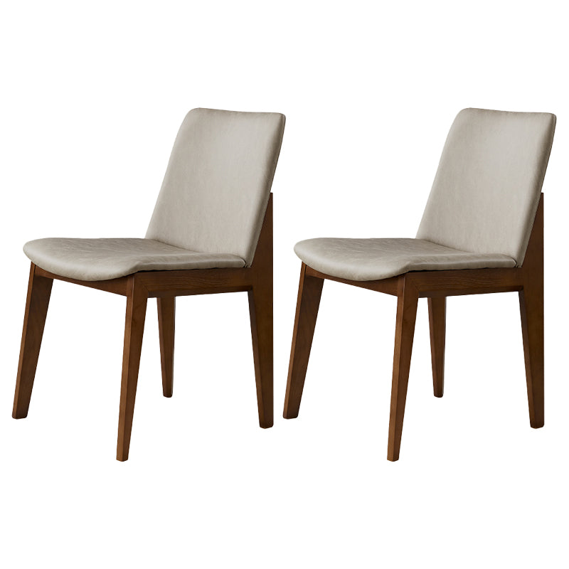 Wood Industrial Restaurant Dining Side Chair Parsons Matte Finish Dining Side Chair