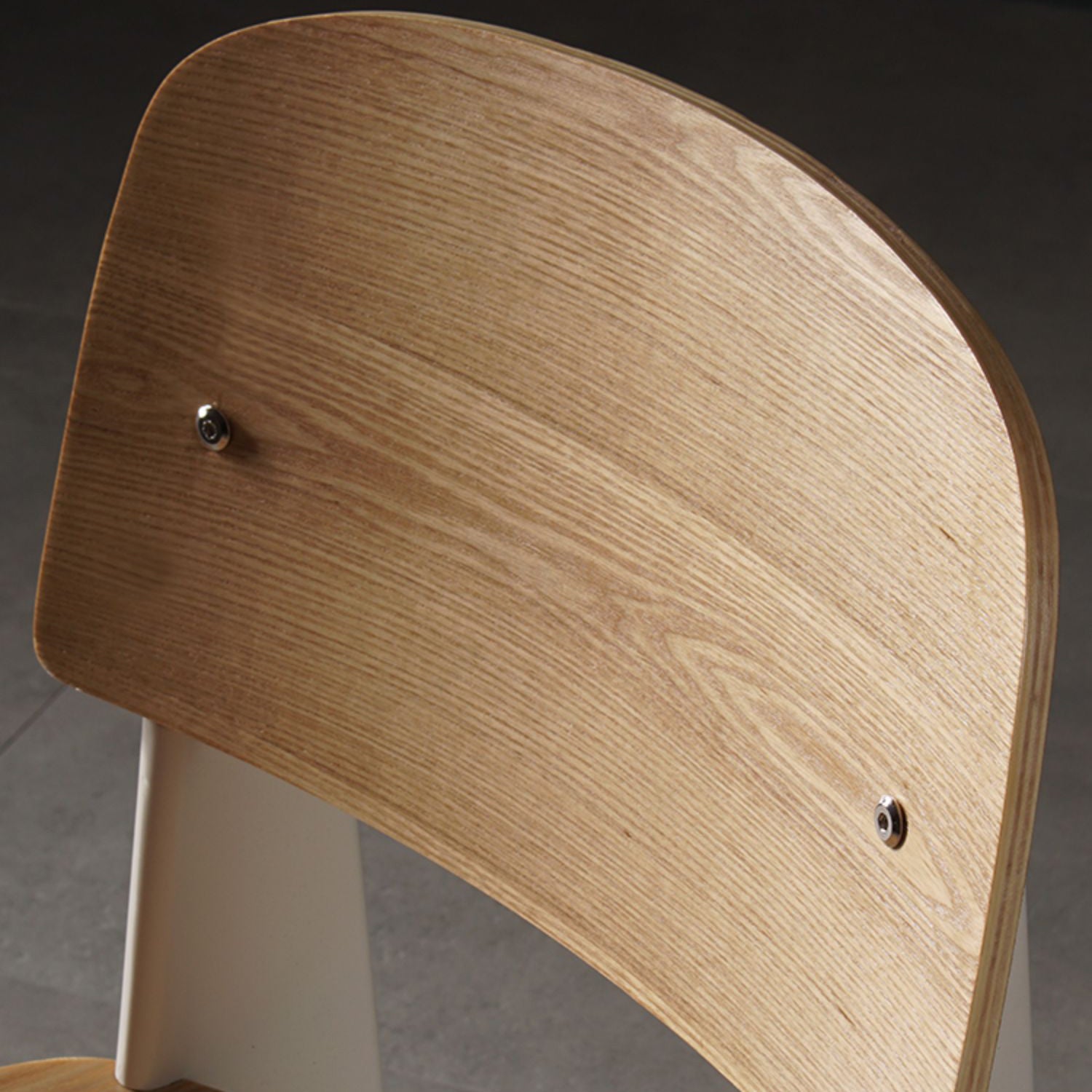 Industriële stijl metalen benen eetkamerstoelen open achterste zijkant voor thuis