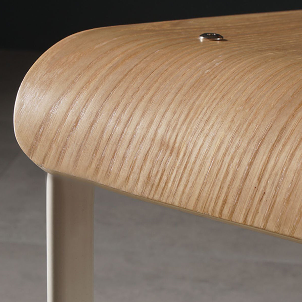 Industriële stijl metalen benen eetkamerstoelen open achterste zijkant voor thuis