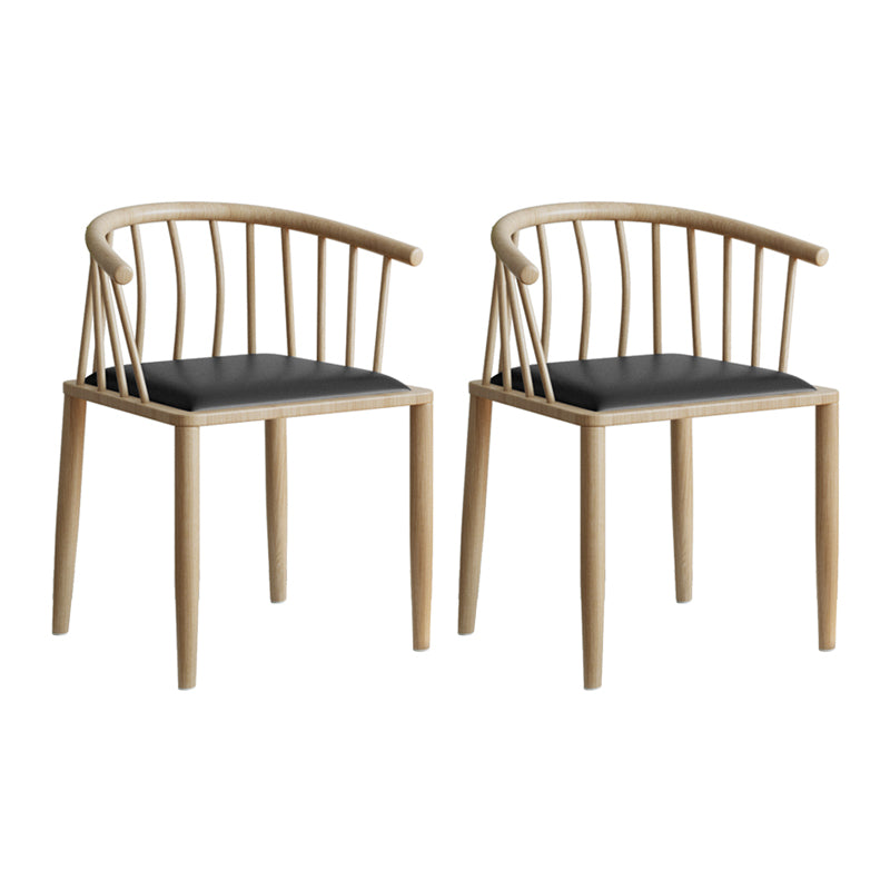 Contemporary Metal Dining Room Chairs Upholstered Armchair for Home Use
