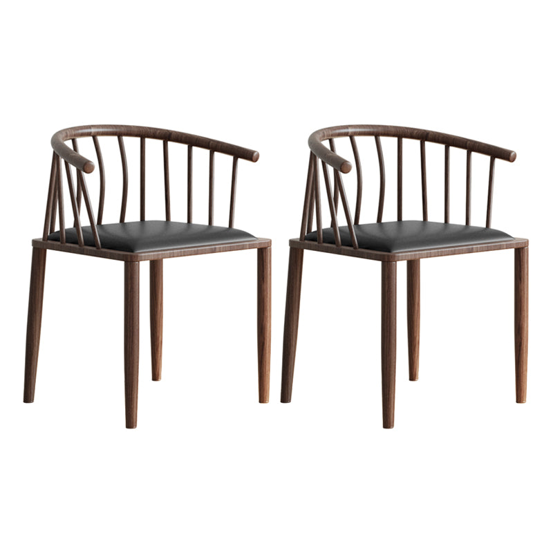 Contemporary Metal Dining Room Chairs Upholstered Armchair for Home Use