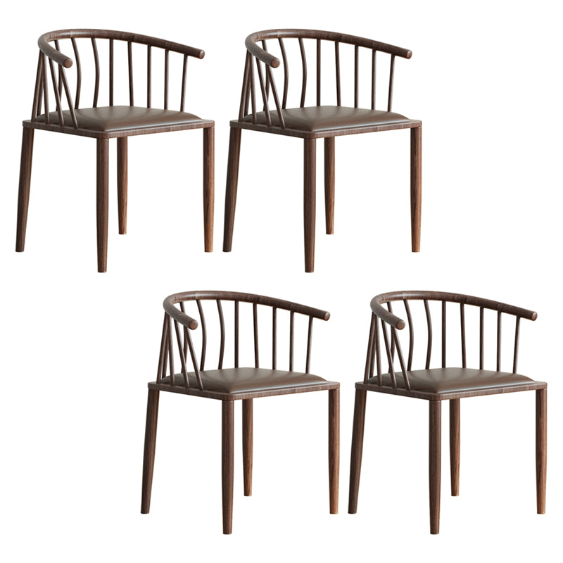 Contemporary Metal Dining Room Chairs Upholstered Armchair for Home Use