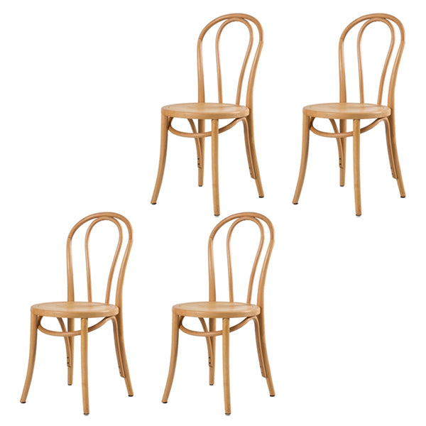 Contemporary Style Beech Wood Chairs Windsor Back Side Kitchen Dining Chair