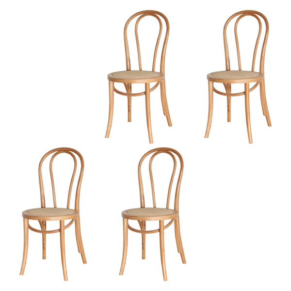 Contemporary Style Beech Wood Chairs Windsor Back Side Kitchen Dining Chair