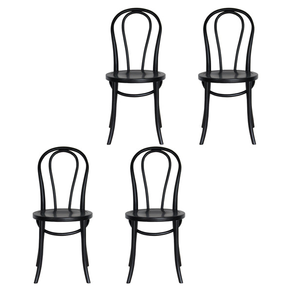 Contemporary Style Beech Wood Chairs Windsor Back Side Kitchen Dining Chair