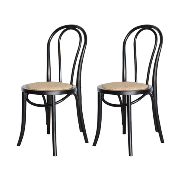 Contemporary Style Beech Wood Chairs Windsor Back Side Kitchen Dining Chair