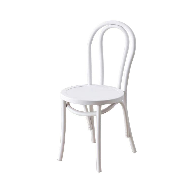 Contemporary Style Beech Wood Chairs Windsor Back Side Kitchen Dining Chair