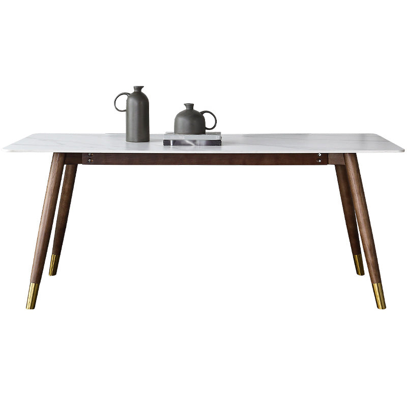 Modern Style Stone Dining Table 4-foot Dining Site Table for Dining Room
