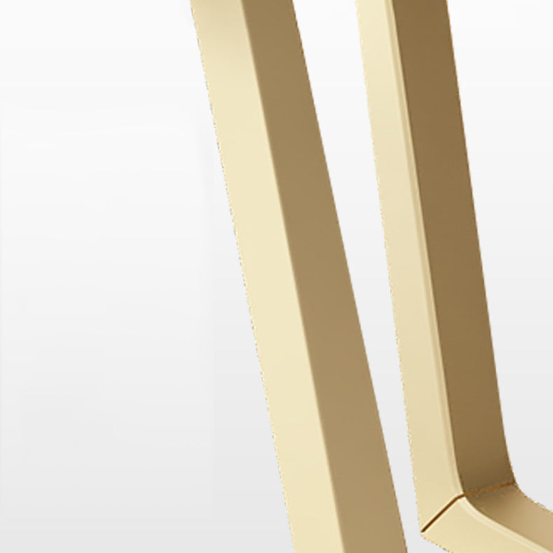 Metaal traditionele luxe rechthoek binnen tafel gesinterde stenen tafel met schroefdeksel