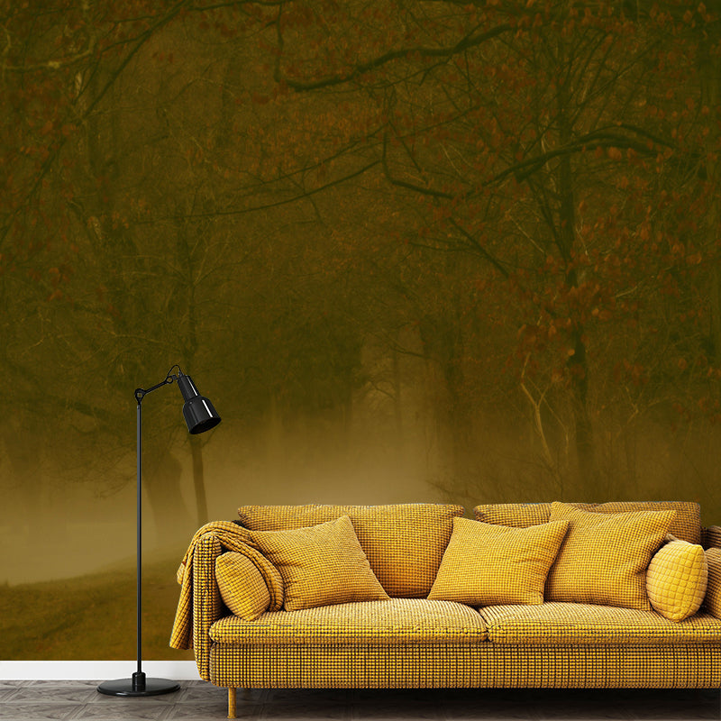 Forest Wall Mural Decor Horizontal Photography Eco-friendly for Decoration