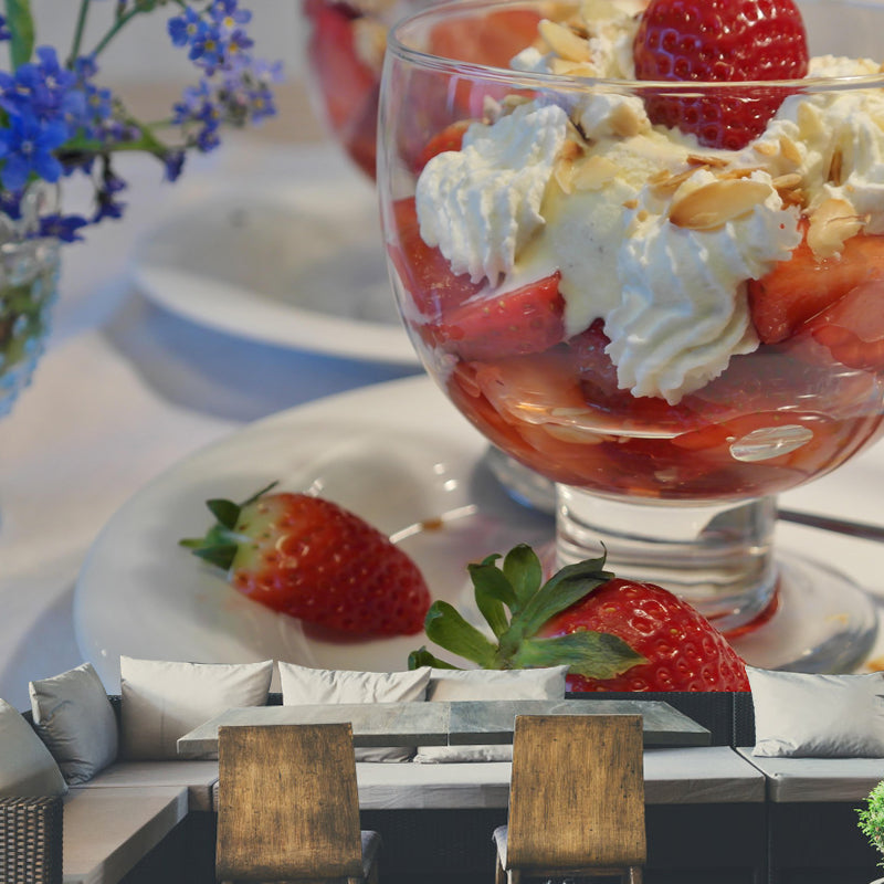 Customized Ice Cream Mural Wallpaper Wall Covering Environmental Commerce Shop