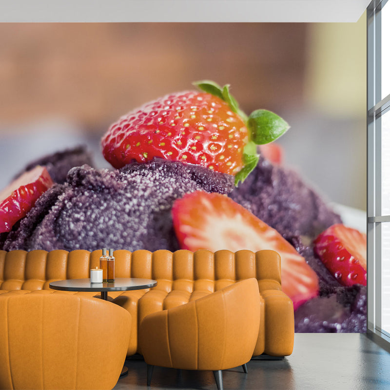 Customized Ice Cream Wall Mural Wallpaper Horizontal Photography Commerce Shop
