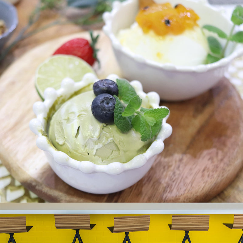 Mural de Pared Moderno de Postre Murales Pelable para Restaurante