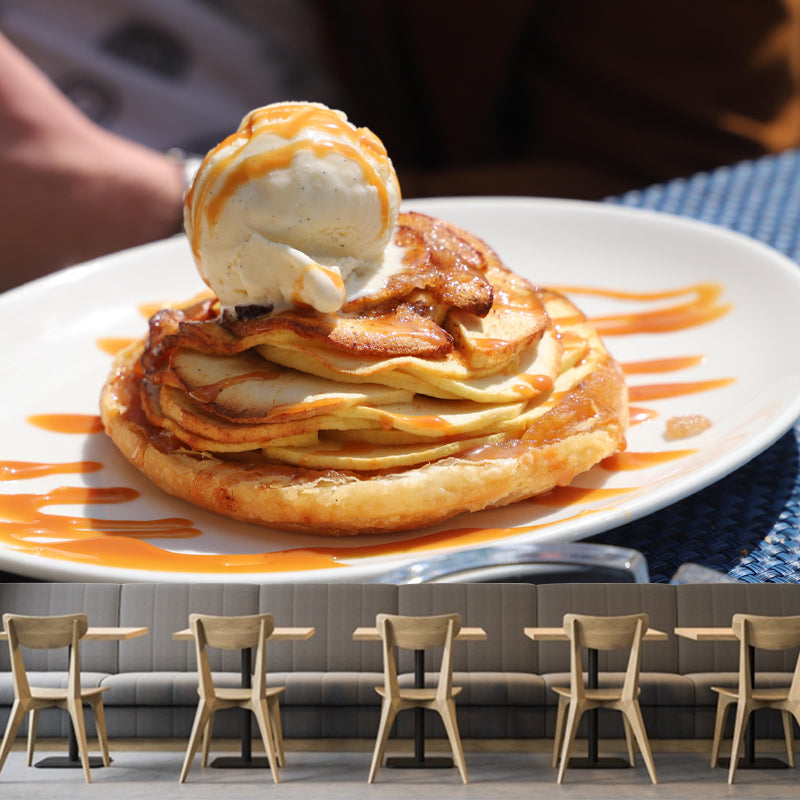 Ice Cream Mural Mildew Resistant Contemporary Style Wall Covering for Commercial Use