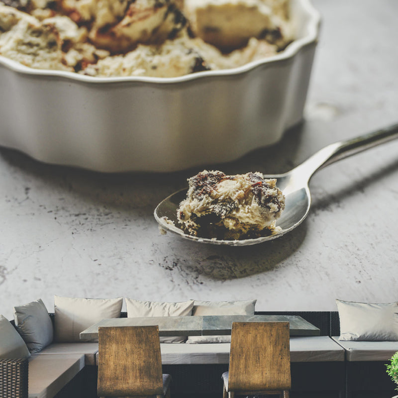 Ice Cream Mural Mildew Resistant Contemporary Style Wall Covering for Commercial Use