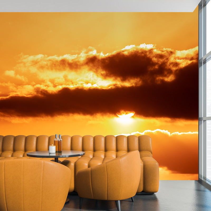 Blue Sky with White Clouds Home Decoration Sitting Room Wall Decor, Waterproofing