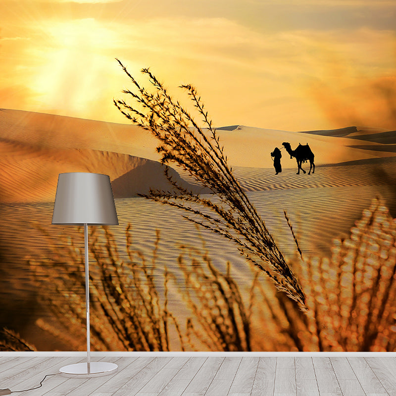 Desert Scenery Mural Wall Paper Home Decorations for Kitchen Livingroom