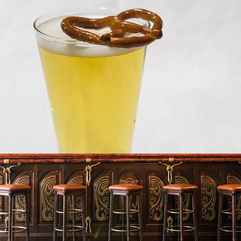 Modern Bar Decoration Brewage Wall Decor Moisture Resistant Mural, Made to Measure