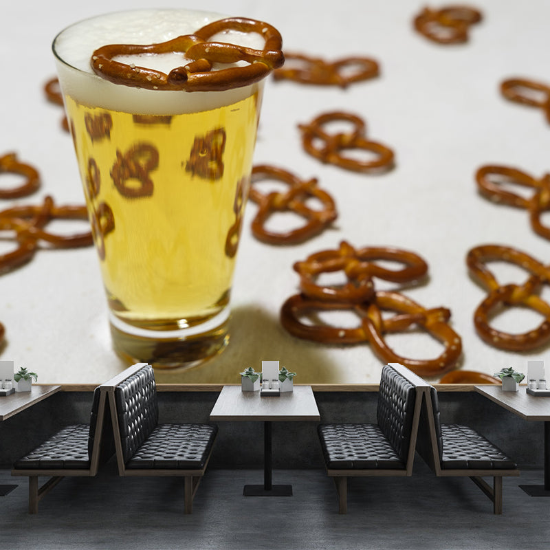 Modern Bar Decoration Brewage Wall Decor Moisture Resistant Mural, Made to Measure