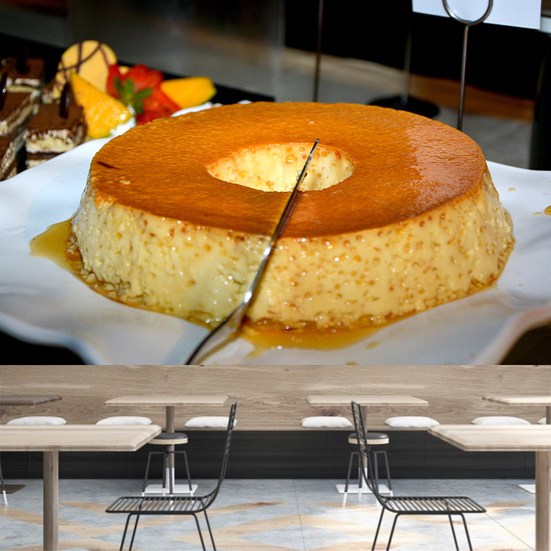 Modern Cake Shop Decoration Cake Mural Wallpaper Moisture Resistant Art