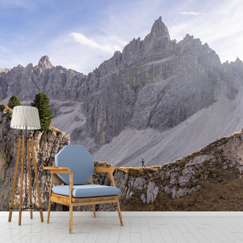 Photography Mountain Environment Friendly Mural Wall Covering for Bedroom